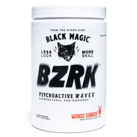 Unleash Rage and Intensity: Bzrk Black Magic Pre Workout Explained